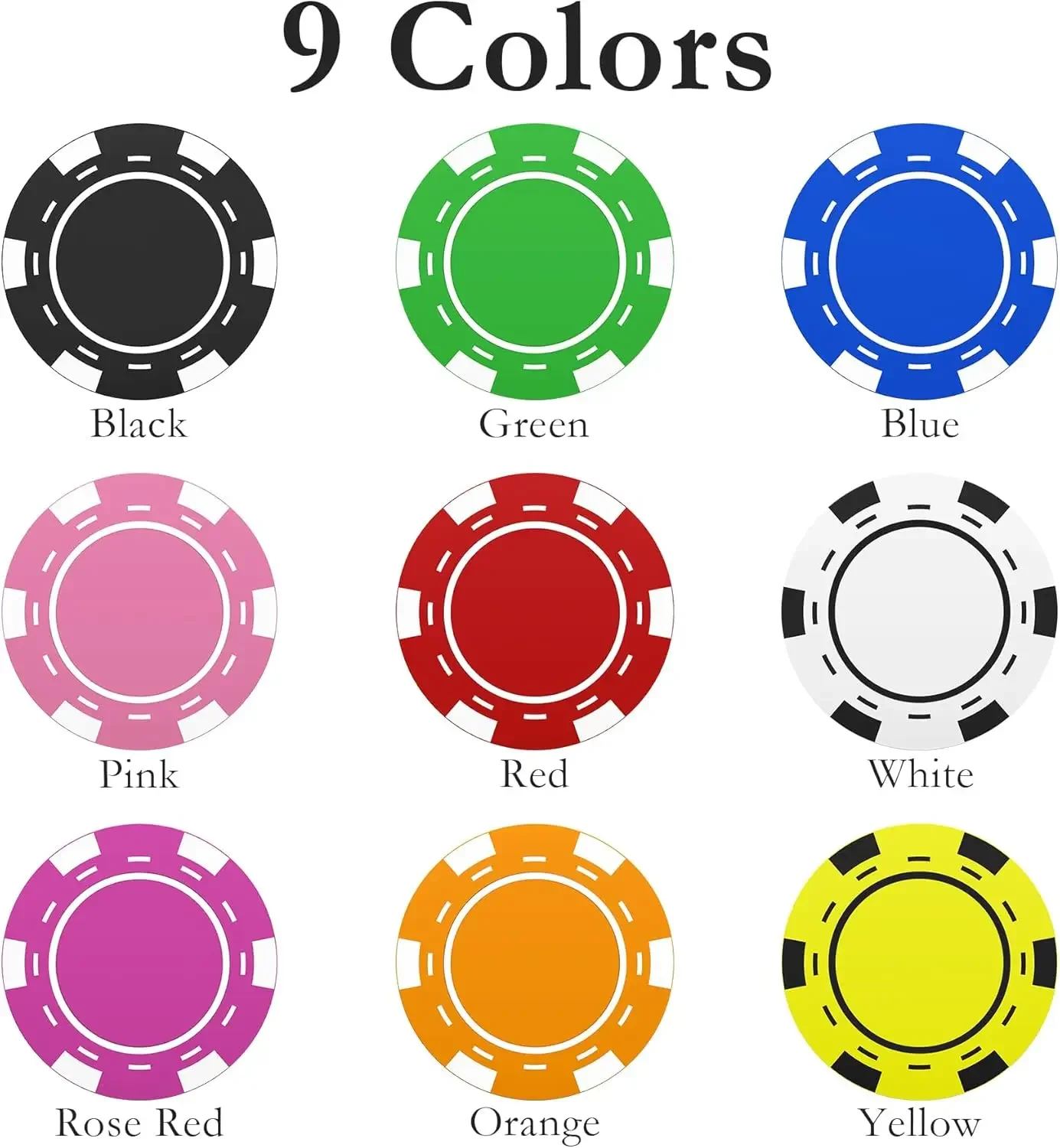100pcs Custom Badges Plastic Poker Chips Drink Token Personalized ImageText K‌Í‌ds Reward Tóy Póker Chips for Business Cards
