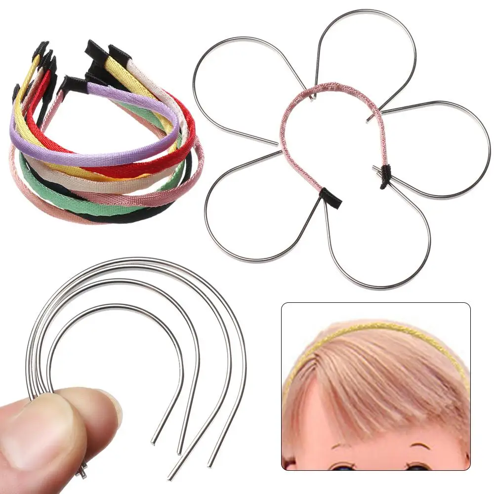 5pcs Cute 1/3 1/4 1/6 1/8 for Doll Headband Materials Doll Hair Decoration Accessories DIY Doll Head Band Parts Doll Accessories