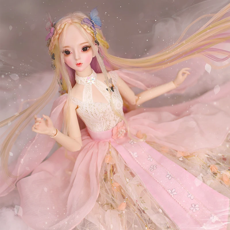 60cm Dream Fairy 1/3 BJD 26 Movable Joints Ball Jointed Doll Fantasy Collection Makeup BJD Dolls DIY Toy Dolls for Girls