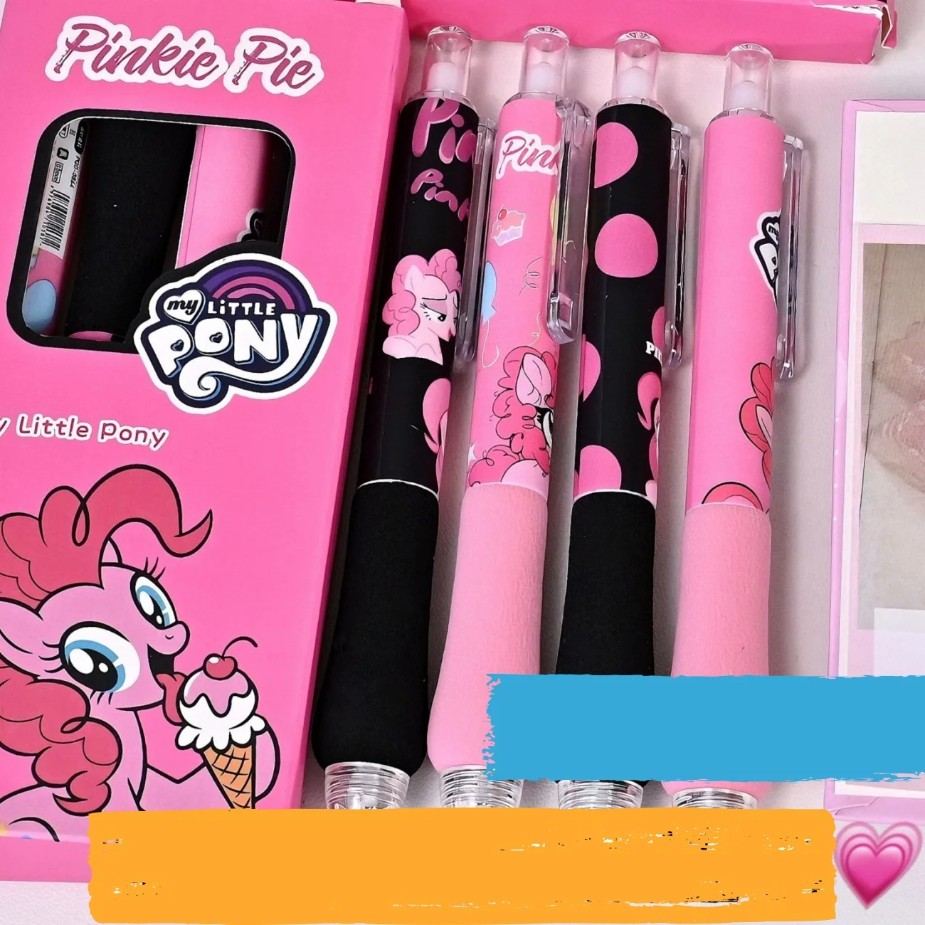 1 box Sponge Fat Butterfly Quick-Drying Black Gel Pen 0.5ins Neutral Pen High Aesthetic Niche, best holiday party atmosphere
