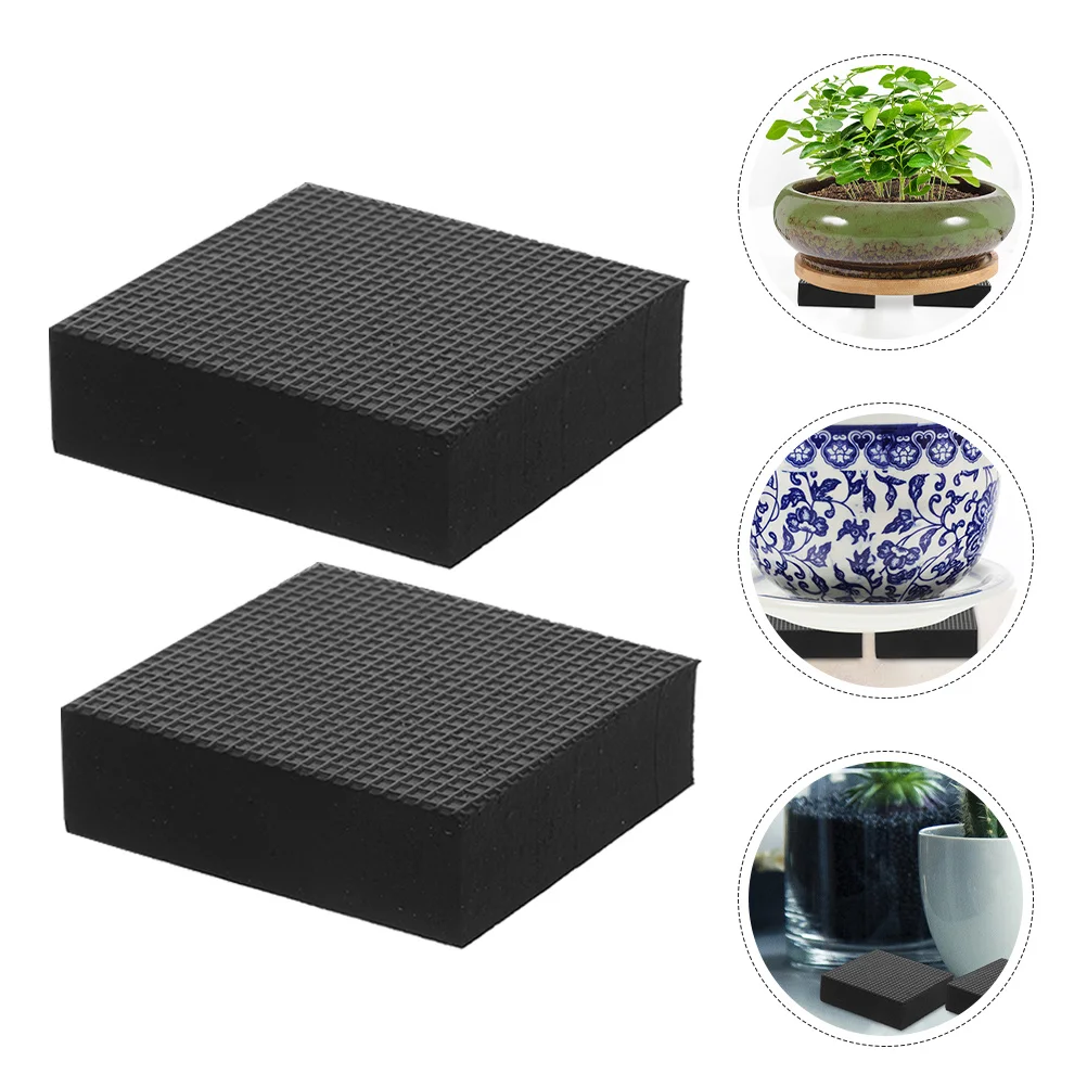 4 قطعة وسادة الزهرية تنفس شبكة حصيرة لحماية تصريف التربة زارع اناء للزهور منصات سفلية كوستر صافي