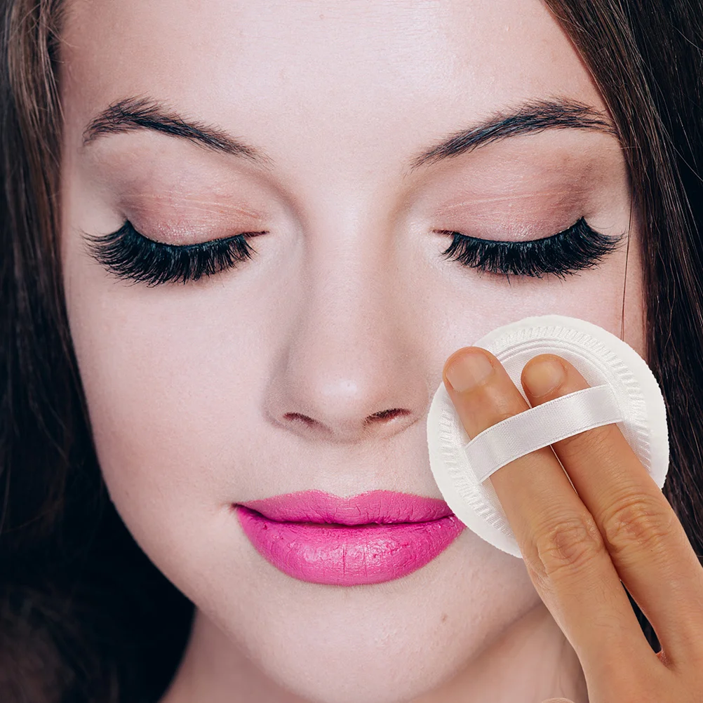 

15Pcs Rounded Makeup Powder Soft Cotton Puff Tools for Face Makeup Natural Flawless Application