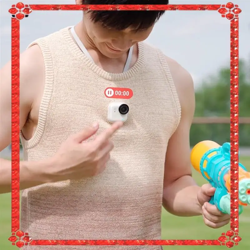 كاميرا الإبهام للتسليم على مدار 24 ساعة لـ GO Ultra المغناطيسي قلادة جيب الرقبة حزام الحبل POV اطلاق النار