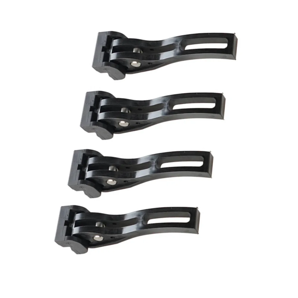 

4PCS Aluminum Alloy Tonneau Cover Clips with Locking for Hard Soft Folding Truck Bed Cover Retaining Clamps Replacement Parts