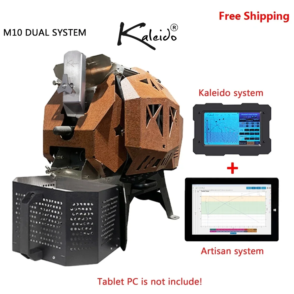 Kaleido Sniper M10 DUAL SYSTEM Coffee Roaster 300g-1200g Electric Coffee Roasting Machine Newly Hot Air Upgraded Free Shipping