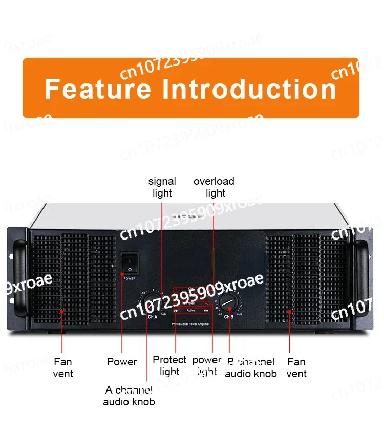 With High Quality CA68 New 10000 Watt Power Amplifier