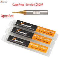3pcs/lot , 1.5mm Cutter Probe for Xhorse CONDOR XC MINI Plus Dolphin XP-005 Dolphin XP-007 Key Cutting Machine