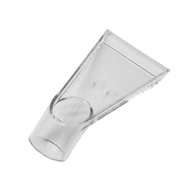 UNCL وصلة مطاطية ناعمة 38 مللي متر رأس ممسحة شفافة أنبوب فولاذي غير قابل للصدأ رأس شفاف مرفق فوهة فراغ رطبة وجافة #3