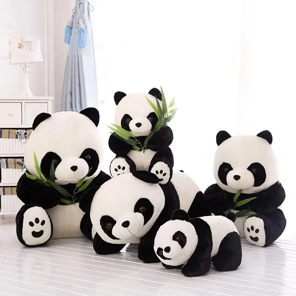 Christmas Gift Soft cloth  Kneeling Sitting  Panda Cute Cartoon Pillow Present