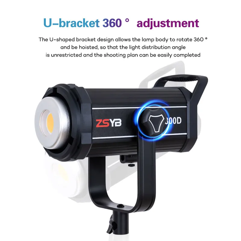 

Y300D New Arrival Product 3200k-5600k Professional Led Studio Aluminium Video Light