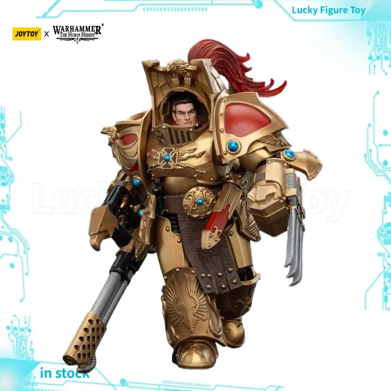 

【Original】JOYTOY Warhammer: The Horus Heresy Legio Custodes Aquilon Terminator Squad Aquilon with Infernus Firepike 1/18 Figures