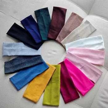 Women'S Knitted Wide-Brimmed Headband - Versatile And Sweat-Absorbent, Suitable For Daily Use Or Sports