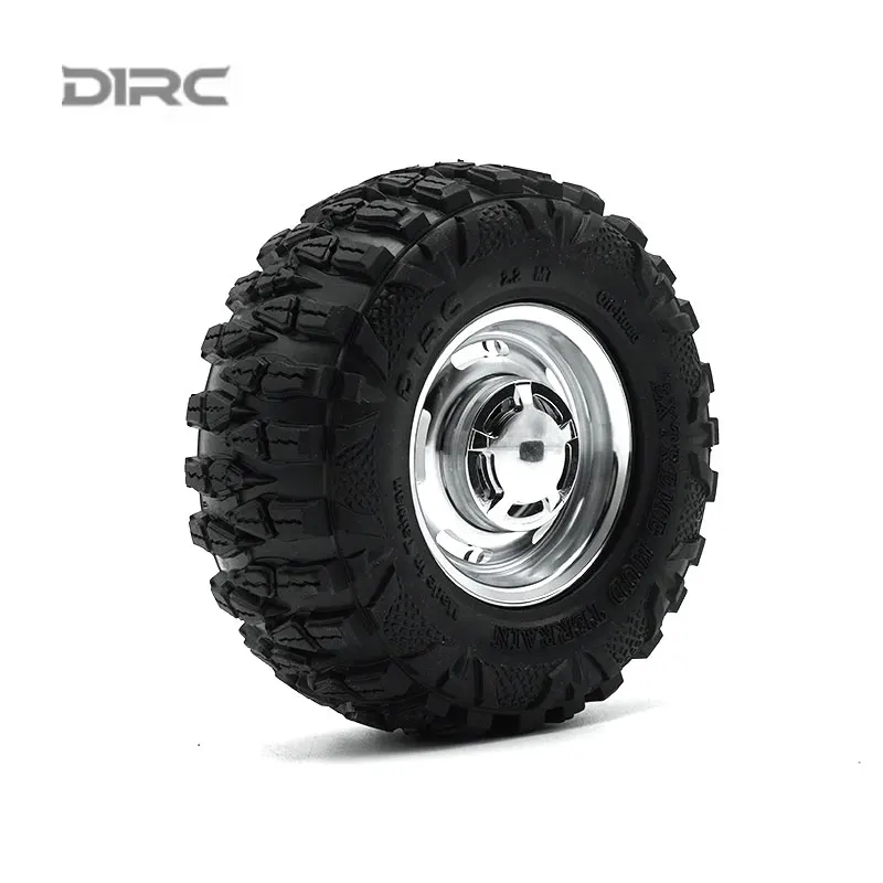 Metal Galvanizado Espelho Rodas Hub, RC Crawler Car, Traxxas TRX4 Defender Bronco Axial, SCX10, RC4WD Rim, 2.2 ", 1, 10, 2Pcs