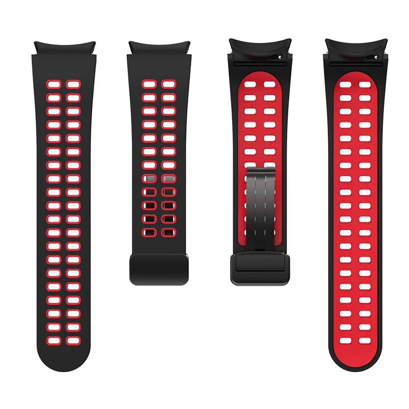 No Gaps Silicone Band for Samsung Galaxy Watch 6 5 4 40 44mm 5Pro 45mm Magnetic Bracelet 4 6Classic 42 46mm 43 47mm Sports Strap image 5
