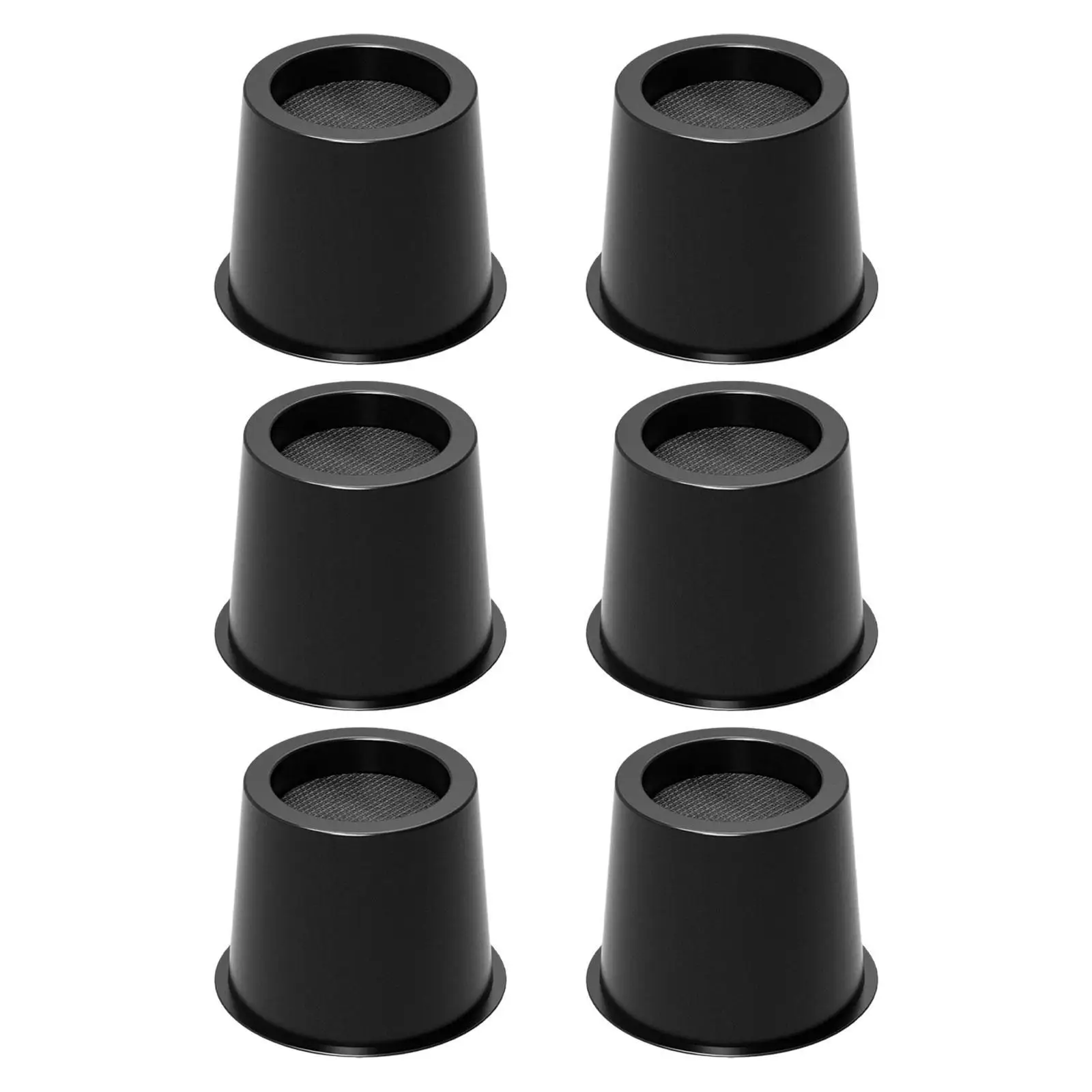 Bed Risers Non Slip Anti Scratch for Platform Bed Frame Elevators Furniture Risers 4 inch High for Sofa Desk Chair Table Cabinet