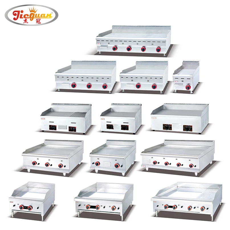 Hot Sale GH-718 Commercial Flat Grill Versatile for Fast Food Joints (Frying Chicken Patties)