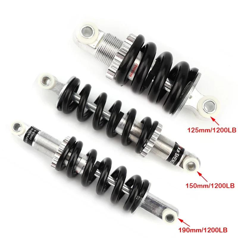 125MM 150MM 190MM 1200LBS 47cc 49CC Super Minimoto ATV Electric Scooter Mini Pocket Bike Rear Shock