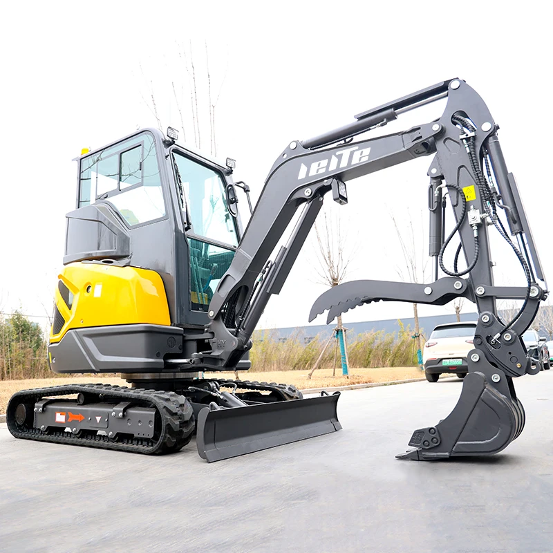 3-Tonnen-Minibagger mit hydraulischer Steuerung, Kubota-Motor, 2-Tonnen-Hochleistungs-Minibagger für den Heimgebrauch, 1-Tonnen-Landwirtschaftsbagger, kundenspezifisch