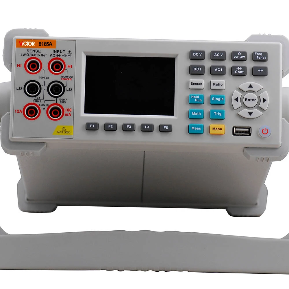 VICTOR 8165A 6 1/2 Smart Bench Type Digital Multimeter RS232 usb SCPI Support Meter  bench multimeter