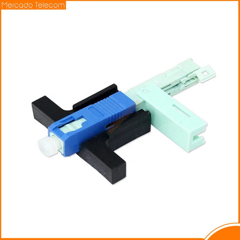 Wholesales 53MM SC APC SM Single-Mode Optical Connector FTTH Tool Cold Connector Tool SC UPC Fiber Optic Fast Connnector