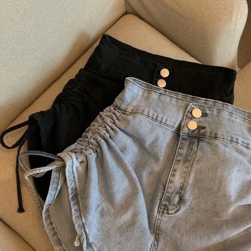 Denim Shorts Women's Summer 2023 Small High Waist Pants Clothing Women Pants Summer Shorts