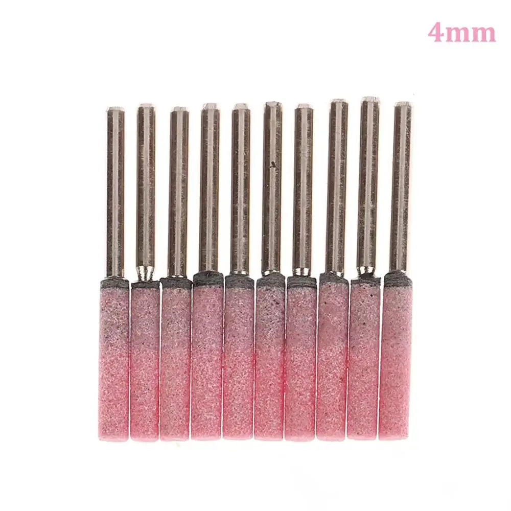 30Pcs Chainsaw Head Grinding Stone File 4/4.8/5.5/6mm Mounted Points Chainsaw Sharpener Stones Sharpening Carving Tools