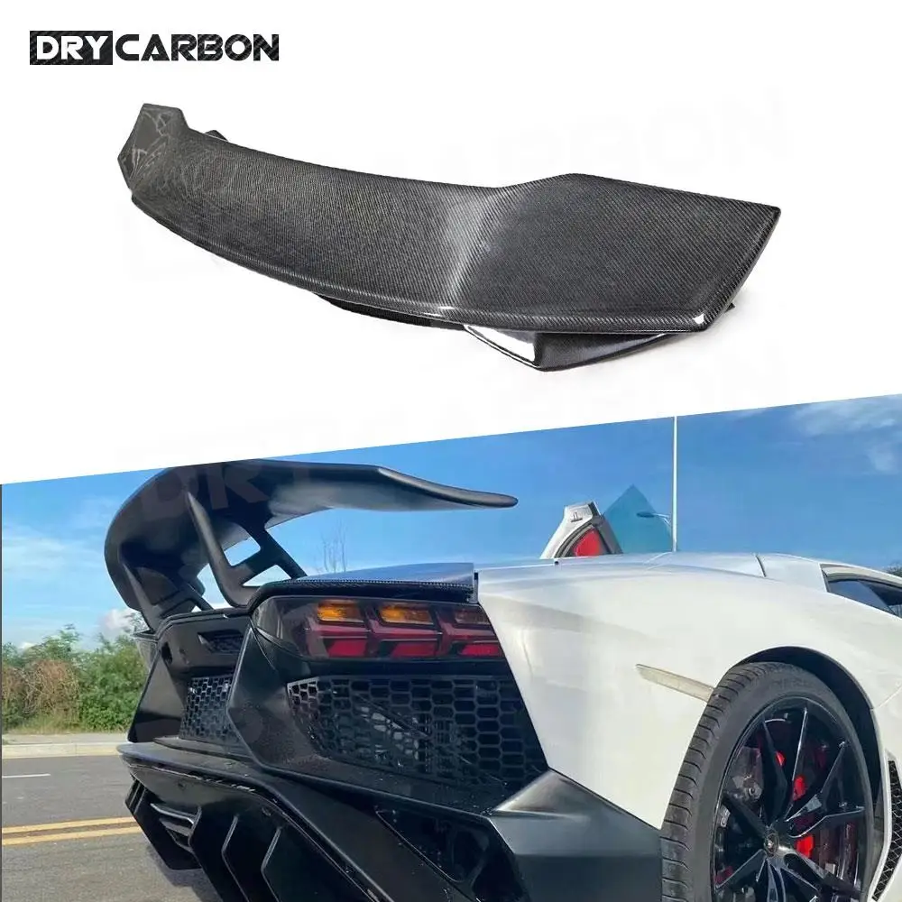 

Carbon Fiber High Kick Car Rear Spoiler Wings for Lamborghini Aventador LP700 LP720 LP750 2011 - 2019