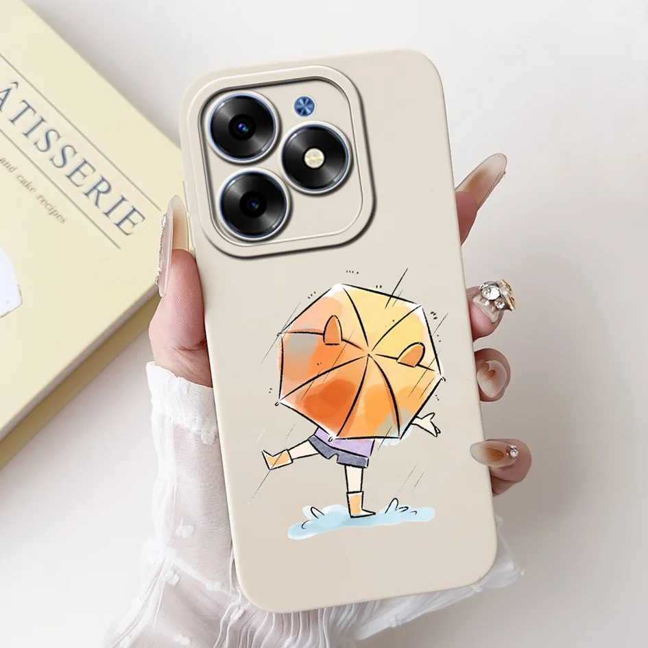 For Infinix Hot 40 Pro Case Popular Flower Pattern Shockproof Silicone Full Cover For Infinix Hot 40 40i X6836 X6528B Hot40 Etui