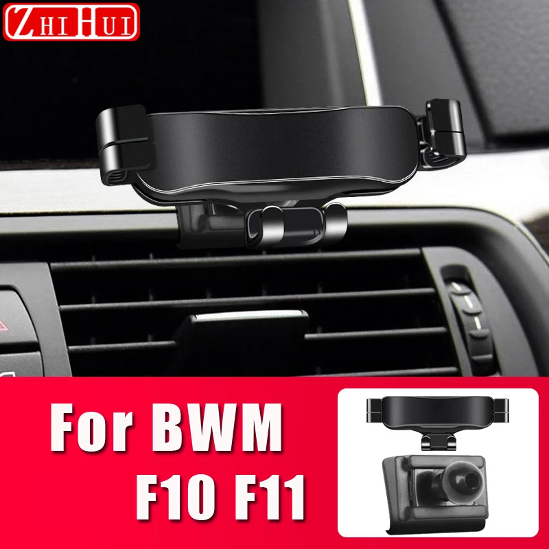 

Car Styling Mobile Phone Holder For BMW F10 F11 2010-2016 5 Series Air Vent Mount Bracket Gravity Phone Holder Accessories