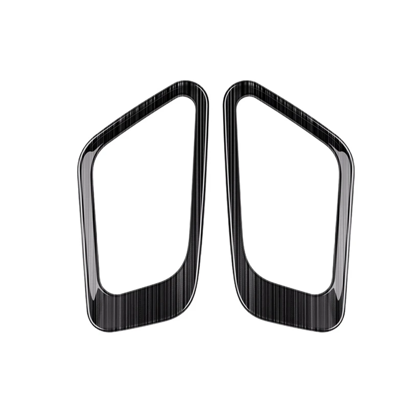 1 Pair Car Dashboard Vent Trim Cover Car Vent Trim Cover Frame For Nissan E13 FE13(2WD) E-POWER 2021-2023 Black