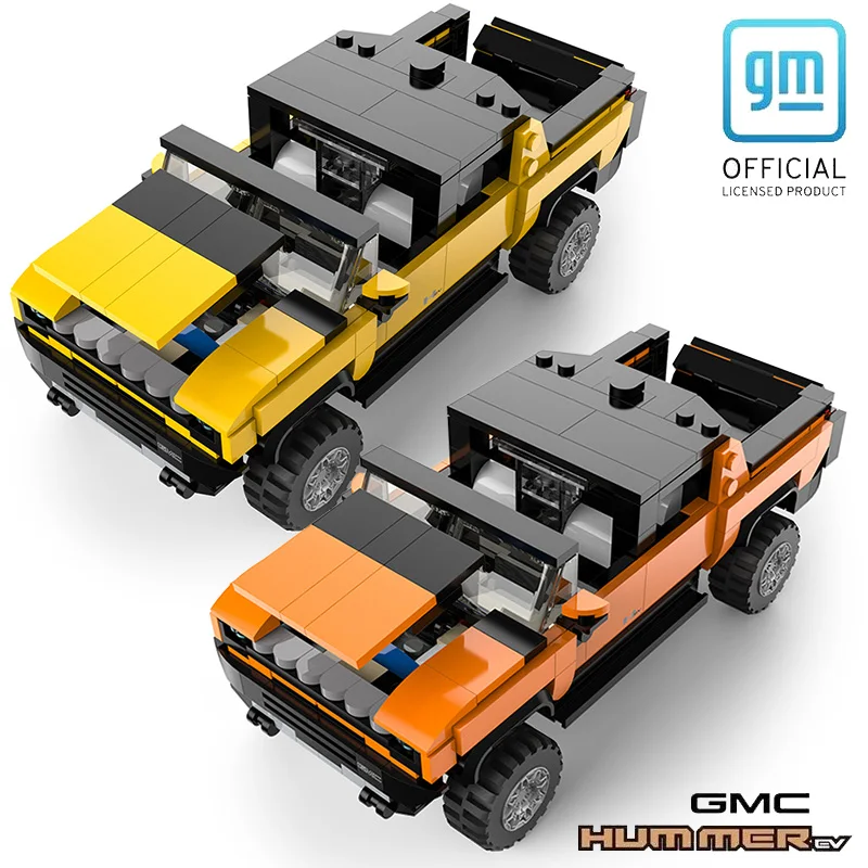 

1:30 Scale 431PCS Hummer EV MOC Off-road Car Building Blocks Model Assembling SUV Vehicle Bricks Toys for Children Gifts