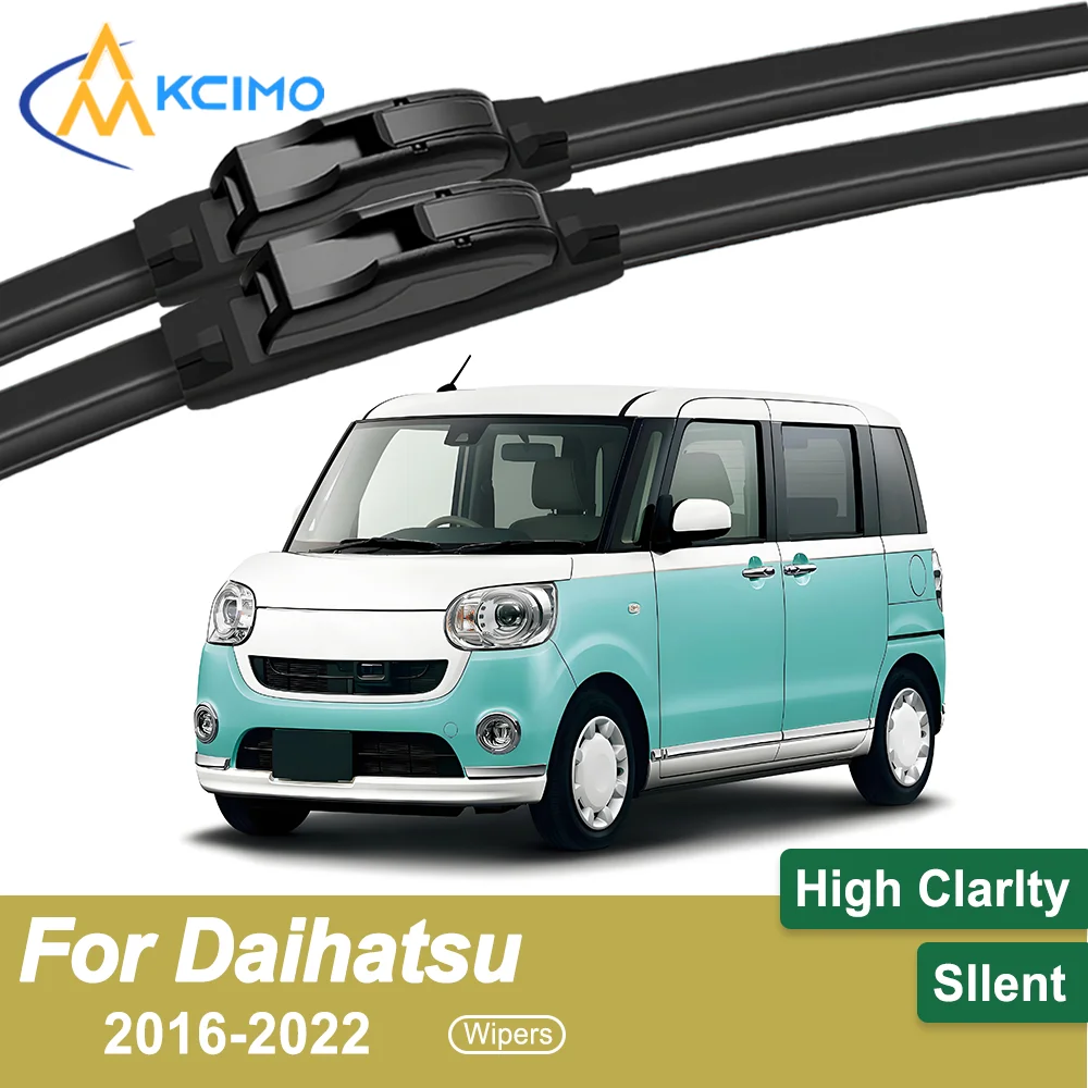 

2-Pack Superior Wiper Blades for Daihatsu Move Canbus LA800 2016-2022 All-Season Durable Quiet Wiping Uninterrupted Visibility