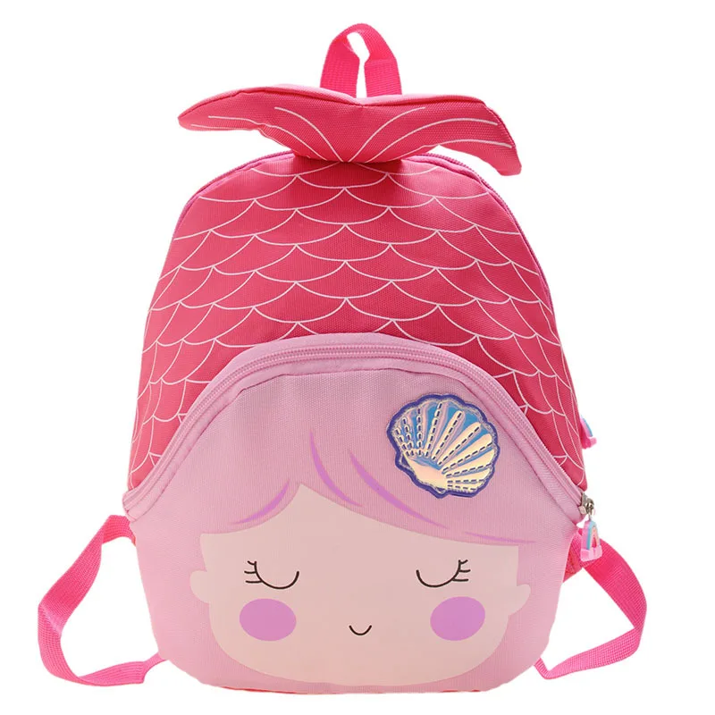 Mochila de nailon para niños y niñas, morral escolar de dibujos animados, Bolsa Infantil