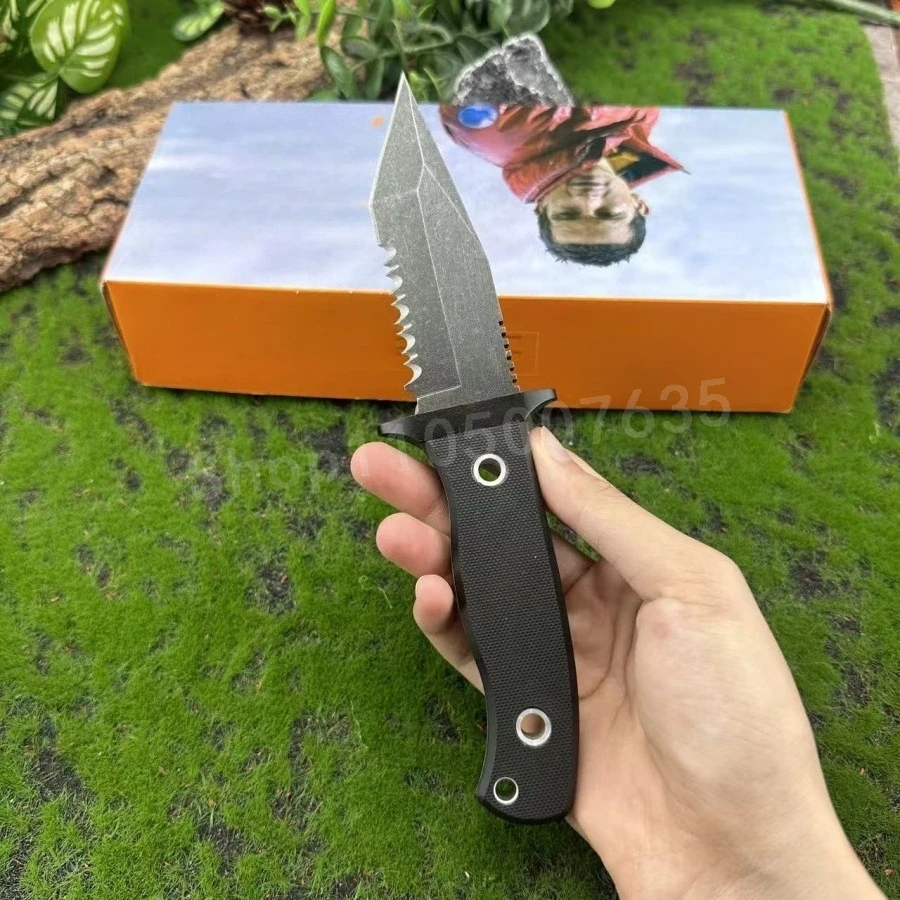 

High-hardness Straight Knife Outdoor Tactical Camping Survival Tool Hiking Travel EDC Practical Cutting Knife Fishing Knife