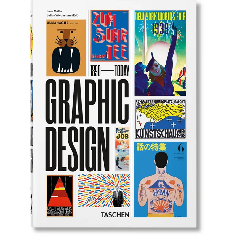 45thThe History Of Graphic Design Jens Mller Julius Wiedemann Taschen 9783836588065 Book