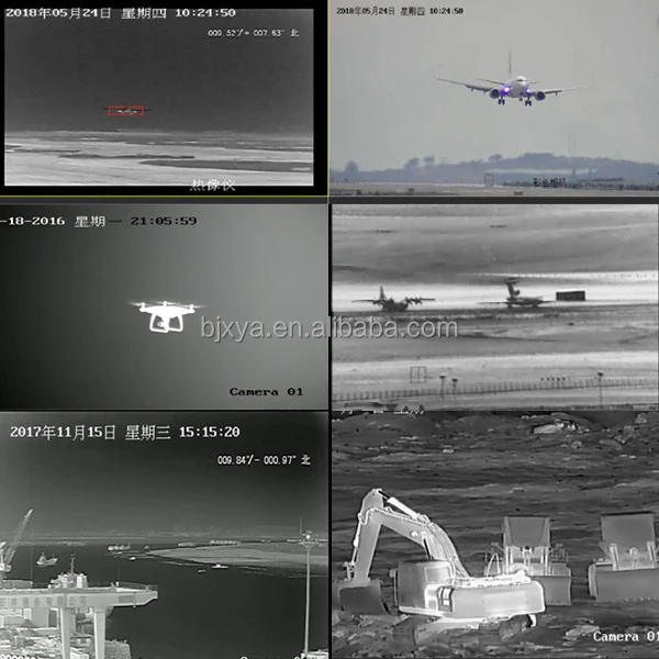 Forest Fire Detection 5km Long Range Thermal PTZ Camera 640*512 Dual Sensor Infrared Thermal & Optical PTZ Camera