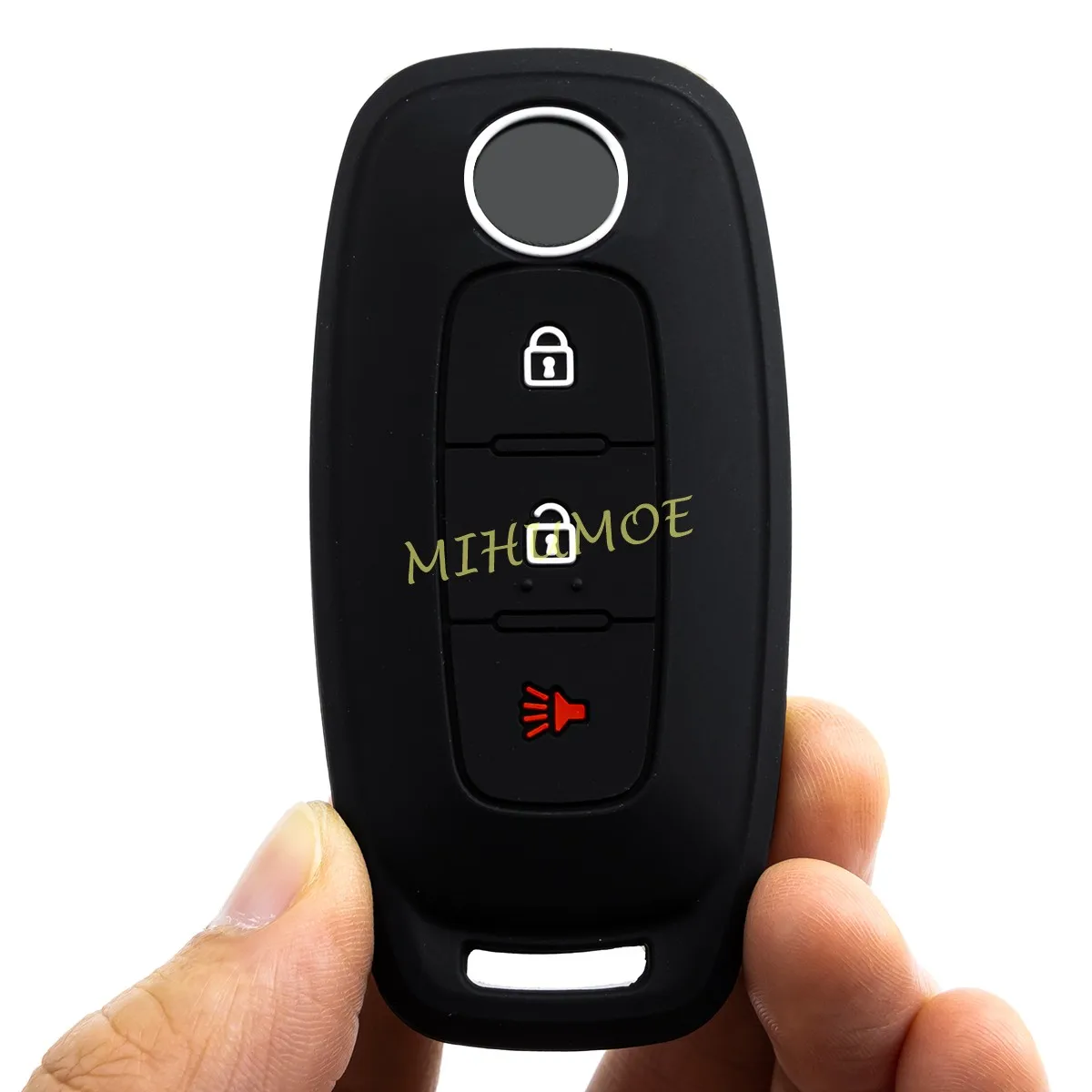 3 Buttons Silicone Car Key Case Cover For Nissan Rogue Ariya Kicks Pathfinder Juke 2023 2024 2025 2026 Keychain Accessories