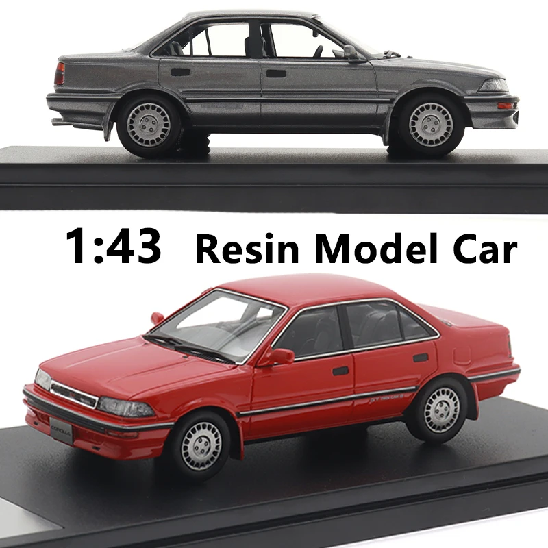 

Hi-Story Resin Model Car 1:43 Scale COROLLA Sedan GT (1987) Diecast Desktop Vehicles Decoration Toys Gifts For Kids Adults Gifts