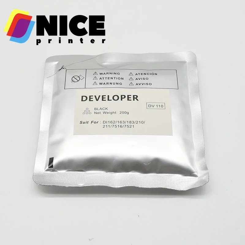 200g/bag DV110 Developer Powder For Konica Minolta Bizhub Di162 162 210 7521 211 163 183 7516 152 183 1611 210 163 DI181 EP105