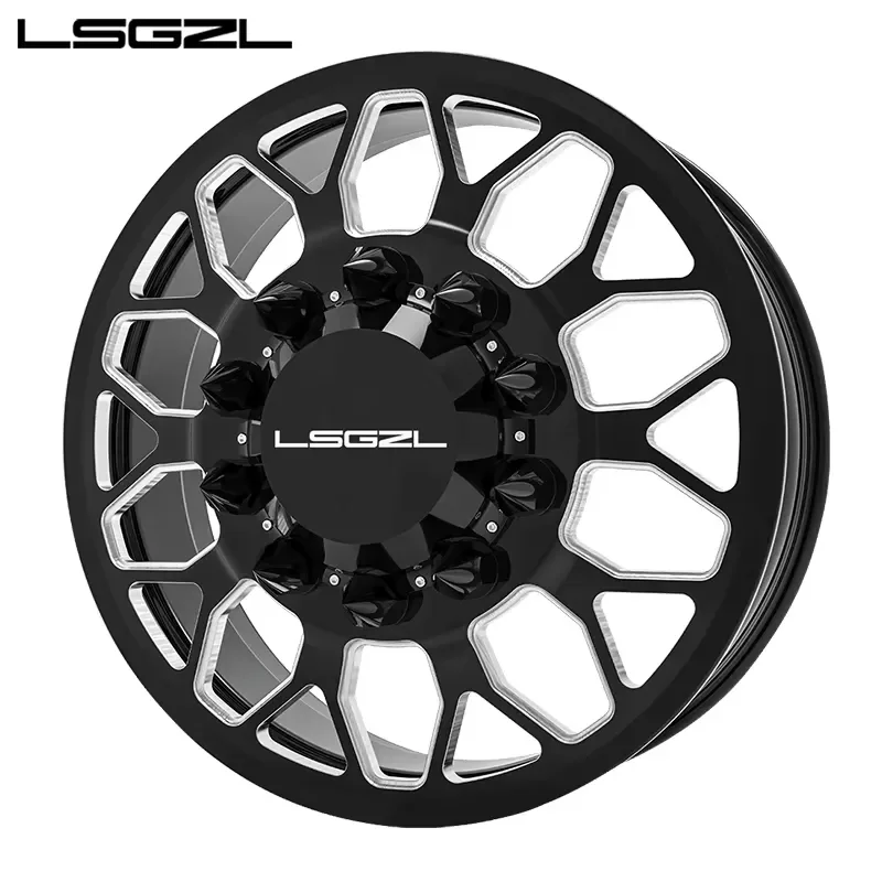 i OEM Dually Wheel Forged Black Chrome Polish Color Off-road Deep Dish for GTR Car Wheels 20 22 24 26 28 30