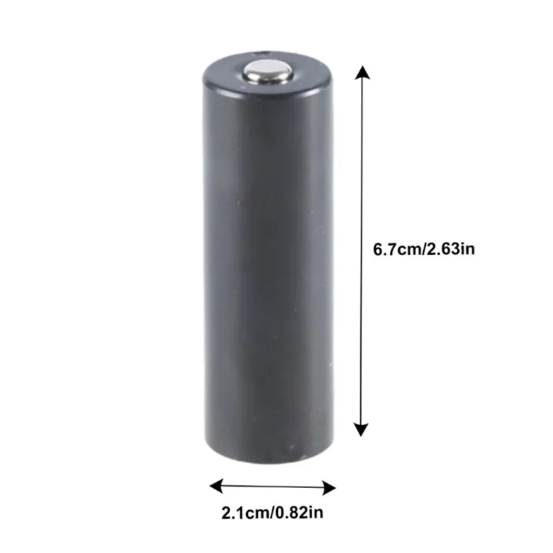 18650 ถึง 21700 เคสอะแดปเตอร์แบตเตอรี่สีดําแปลงแบตเตอรี่ของคุณเพื่อการใช้งานที่กว้างขึ้นในไฟฉายพลังงานมือถือ