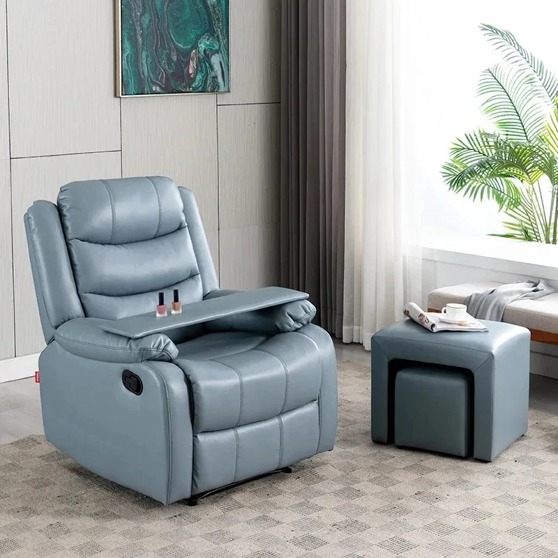 

high quality Single Reclining Chair with Footrt Manual Living Room Recliner Sofa
