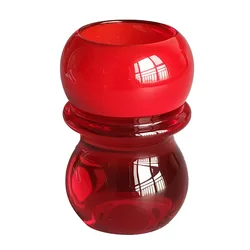 Dscosmetic 24mm QUEEN Red Resin Shaving Brush Handle