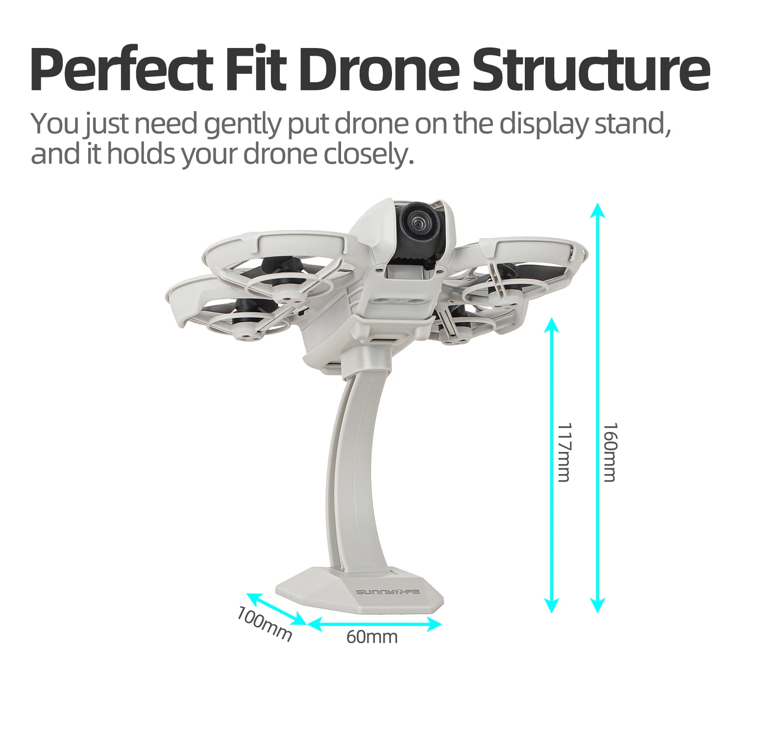 for DJI NEO Desktop Display Rack Follow the Drone Showroom Display Rack Ornaments Accessories Plastic