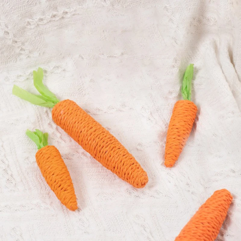 Cat Toys Sound Carrot Cuddle Cat Stick Since Fun Fun Cat Teething Stick Anti-bite Cat Scratch Board Pet Supplies