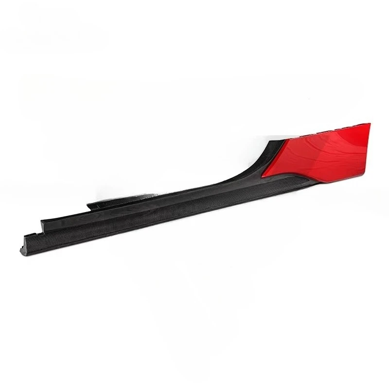 OEM Style Dry Carbon Fiber Car Parts Extend Side Skirts for SF90 2019-2022 Carbon Front Skirts