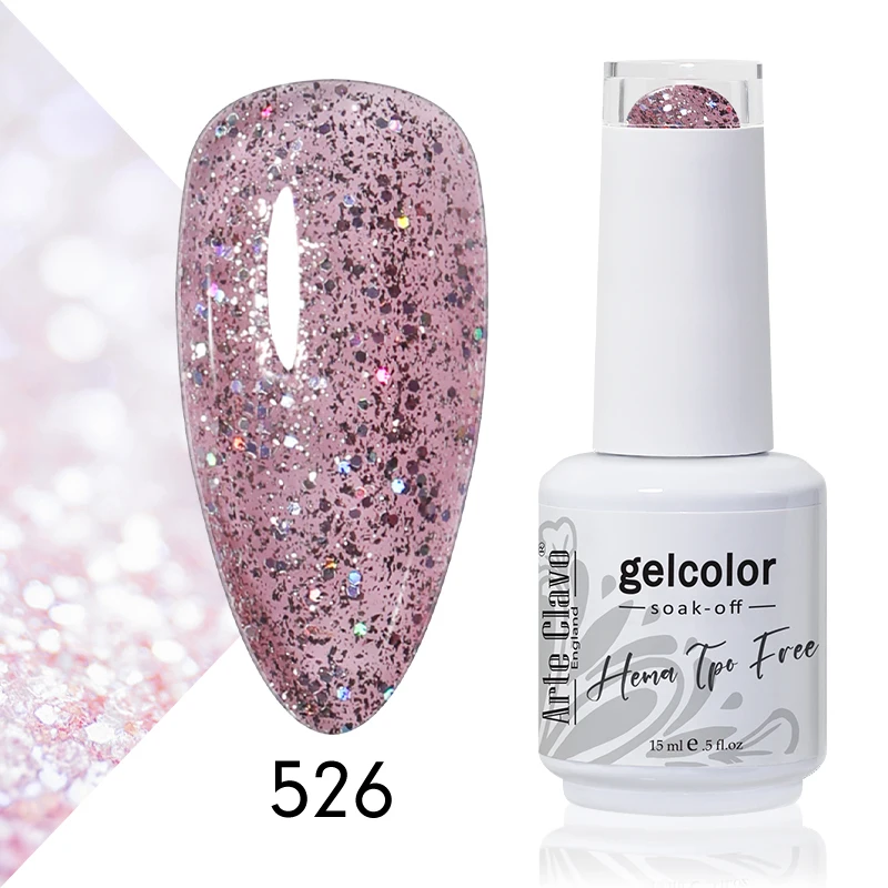 Arte Clavo Rose Red Kleur Serie 15 ml Gel Nagellak Hot Koop Langdurige Losweken Vernis Hybrid Nail Art top Bsae Maincure
