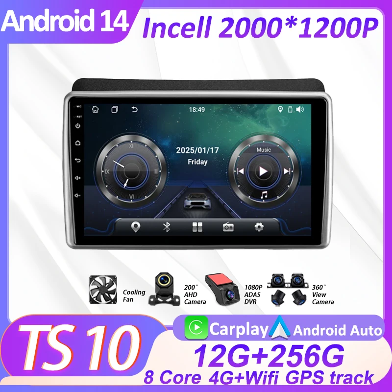 

2Din Android Car Radio Multimedia Player For Kia Sorento 2 II XM 2012 - 2021 Autoradio CarPlay Touch Screen Navigation GPS Wifi