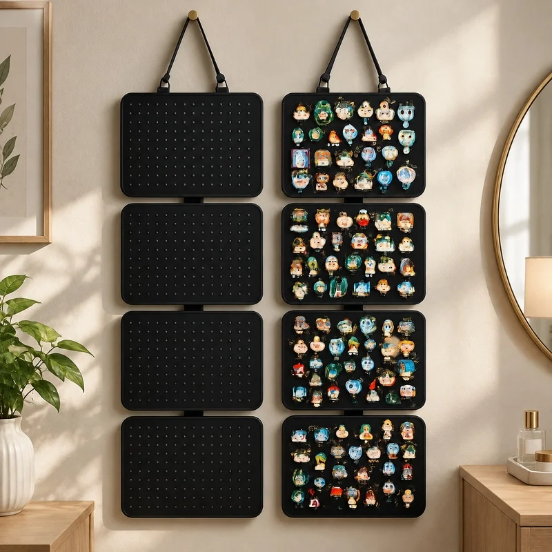 Felt Organizer Stand for Pins, Brooches, Buttons, and Jewelry Display Panel