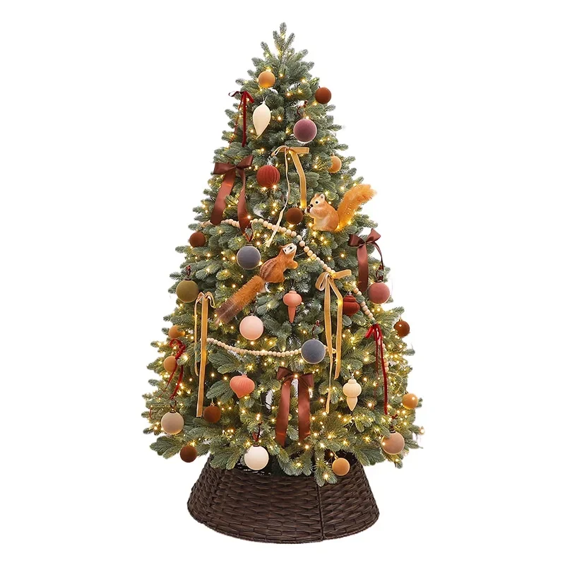 

Large squirrel Christmas tree set ornament DIY Santa Claus gift package, Christmas tree decoration